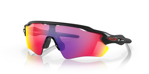 Oakley Sonnenbrille Radar EV Path (Glasfarbe: Prizm road) schwarz matt - 1 Brille mit Hartschalenetui